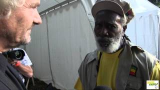 Burning Spear interview Garance Reggae Festival 2011 Bagnols sur ceze [upl. by Redliw]