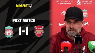 Jurgen Klopp REACTS to his sides 11 draw CLASH with Arsenal 👀🤔  PostMatch Press Conference🎙 [upl. by Yenhpad]