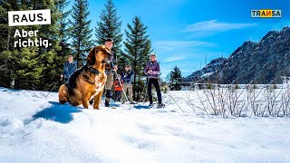 Tierspuren und Schneeschuhwandern  Wildbeobachtung mit Transa Folge 2 [upl. by Notgnilliw]