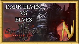 Spellforce 3 Fallen God Ranked Multiplayer  Dark Elves vs Elves [upl. by Adela853]