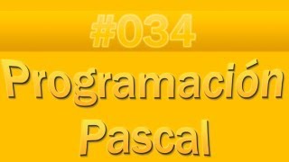 Pascal  034  Cadenas de texto strings  33  TutorialesNET [upl. by Alfonse]