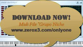 Hagamos lo que Diga el Corazon  Grupo Niche  Midi File OnlyOne [upl. by Navis]