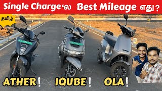 2024  Ather 450X vs TVS IQube vs OLA S1 pro comparison tamil review  தமிழ்  2024 [upl. by Luz]