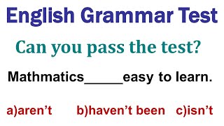 25 English grammar quiz  improve English  English Grammar Questions You Need to master now [upl. by Bride]