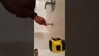 DIY how to sweat copper pipes correctly Install tub fill onto 12 copper [upl. by Haag]