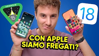 APPLE vs GOOGLE tutte le FUNZIONI DI PERSONALIZZAZIONE a confronto su iOS 18 e ANDROID 15 [upl. by Maris829]