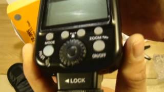 Unboxing Flash Gloxy TR985 Canon Version [upl. by Normand619]