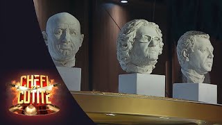 Confruntarea titanilor la Chefi la cuțite Câștigătorul pleacă cu chipul său sculptat în piatră [upl. by Etteniotna]