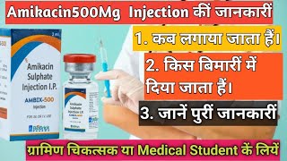 Amikasin Injection Use In Hindi  Amikasin Injection kab Diya jata hai Jane Hindi me Shalesh Health [upl. by Mountford87]