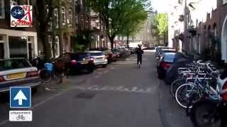 Commuting in Amsterdam by bicycle 395 [upl. by Arvonio376]