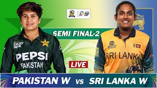 PAKISTAN vs SRI LANKA LIVE SCORES amp COMMENTARY  PAK vs SL WOMEN ASIA CUP SEMI FINAL MATCH LIVE [upl. by Guod]