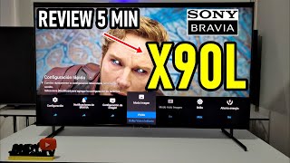 SONY X90L TRILUMINOS PRO SMART TV 4K REVIEW COMPLETA EN 5 MINUTOS [upl. by Ennovihc]