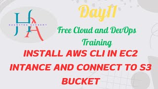 AWS cli install in EC2 instance in Telugu  Connect S3 form EC2 instance [upl. by Gothart]