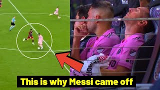 Messi explains why he subbed off as Inter Miami beat Toronto FC [upl. by Brause]