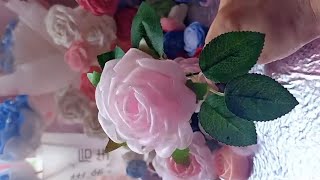 DIY Satin Ribbon flowers  best Ribbon decoration ideas  How to make ribbon crafts [upl. by Atorod]