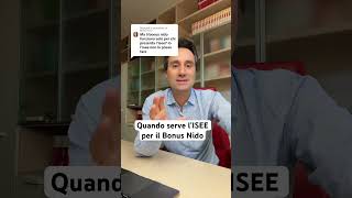 🛑QUANDO SERVE L’ISEE PER IL BONUS NIDO [upl. by Rodolphe]