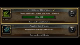 19 More Mounts For Horde Of Hoofbeats 66100 381500 roadto2k worldofwarcraft [upl. by Menides8]