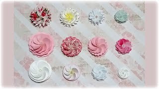 Spiral flowers using circles and a sneak peek of next video [upl. by Druce]