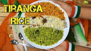 Tiranga Rice Recipe  तिरंगा भात [upl. by Sennahoj]