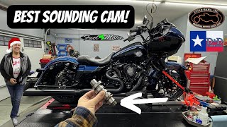 CYCLERAMA CR483 CAM INSTALLED IN MY MOMS ROAD GLIDE SURPRISE [upl. by Guido550]