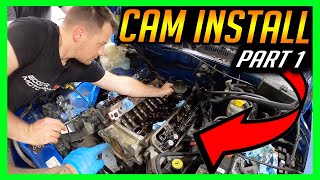 59L Magnum V8 Comp Cams Camshaft INSTALL  PART 1 [upl. by Lledo]