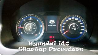 Hyundai i40 Cluster Startup [upl. by Edmon944]