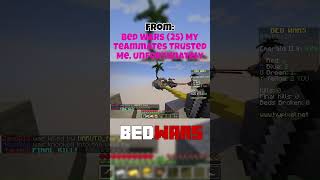 Red Attacks  Bed Wars shorts minecraft bedwarsminecraft [upl. by Einehpets]