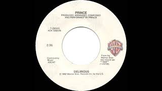 1983 HITS ARCHIVE Delirious  Prince single edit version [upl. by Rhoads818]