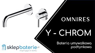 Y Bateria umywalkowa podtynkowa Chrom OMNIRES Y1215HLCR  SklepBateriepl [upl. by Ayk945]