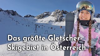 Skifahren am Stubaier Gletscher Größtes GletscherSkigebiet in Österreich [upl. by Nyladnek863]