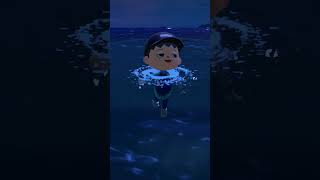 I Caught A Tiger Prawn On Animal Crossing  shorts [upl. by Yssej]