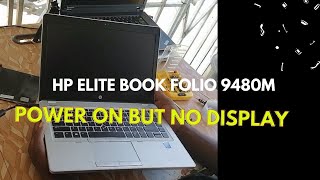 Hp EliteBook Folio 9480m no display [upl. by Minny]