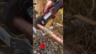 1in BALL VALVE on Main new diy hack troll valve main ball tips tricks asmr install fyp [upl. by Dareece]