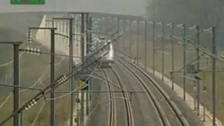 TGV France Highspeed rail Record 2007 [upl. by Ainod499]