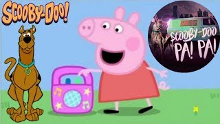 Peppa pig bailando Scooby doo pa pa [upl. by Jez56]