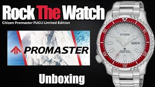 Citizen Promaster FUGU 30th Anniversary Limited Edition Unboxing [upl. by Cloutman]