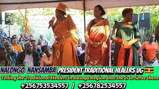 President Traditional Healers Ug 🇺🇬 NALONGO NANSAMBA calling for peace [upl. by Gregor546]