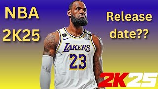 NBA 2K25 game release date [upl. by Kcirre903]