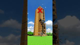 Which strongest sword can destroy this building minecraft mojang sword subscribe like [upl. by Tippets979]