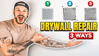 3 Different Ways to Repair Drywall [upl. by Ahcmis429]