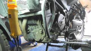 BMW F650GS Twin Oil change [upl. by Naitsirhc]