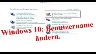 Benutzernamen ändern unter Windows 10 [upl. by Sainana206]