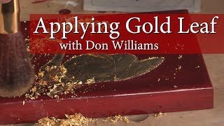 Applying Gold Leaf [upl. by Nagram]