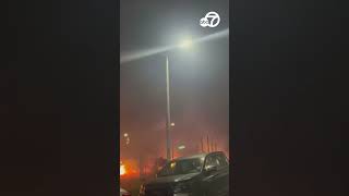 Fireworks cause fires in SF neighborhood [upl. by Rizika289]