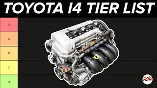 The ULTIMATE Toyota I4 Engine Tier List [upl. by Ossie]