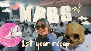 MBBS 1ST YEAR  A 2023 recap 🎀🩺 [upl. by Ajaj866]