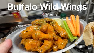 🇺🇸 The Original Buffalo Wild Wings  Buffalo Wings sauce recipe near me happy hour [upl. by Manthei]