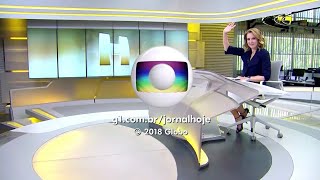 Encerramento do Jornal Hoje com Renata Capucci  11082018 Globo SP [upl. by Grim]