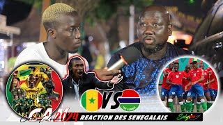 Réaction des Supporter Sénégalais sur la CAN SÉNÉGAL VS GAMBIE [upl. by Auqenaj]