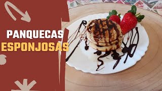 Panquecas ESPONJOSAS con 3 INGREDIENTES🥞❤️ [upl. by Allekram535]